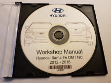 Werkstatthandbuch Hyundai Santa Fe DM / NC 2012 - 2016 Reparaturanleitung engl.