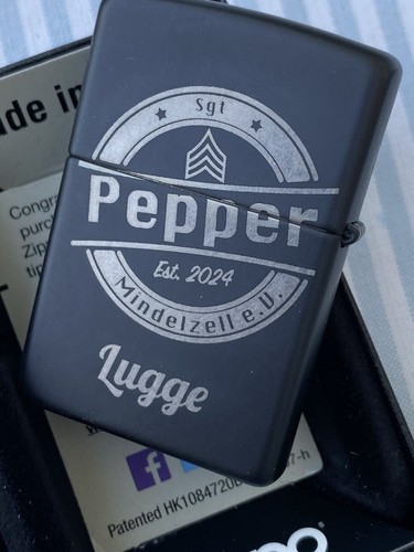 Zippo benzin feuerzeug schwarz - zippo, benzin-feuerzeug