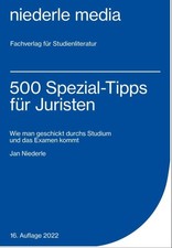 500 Spezial-Tipps für Juristen Jan Niederle