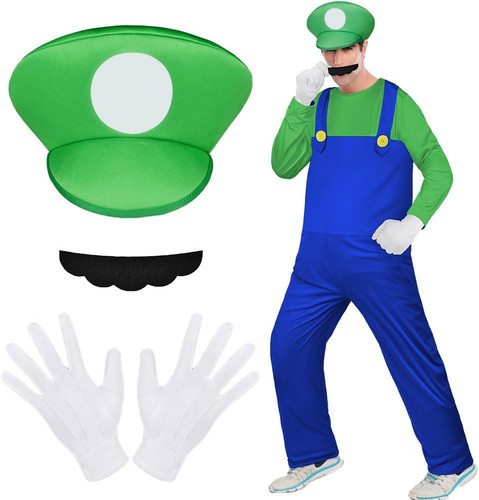 Cosplay kostüm pcs luigi - cosplay,