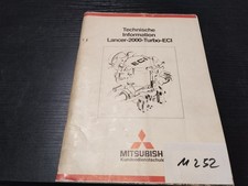 M252 Mitsubishi Werkstatthandbuch Technische Information Lancer 2000 Turbo ECI