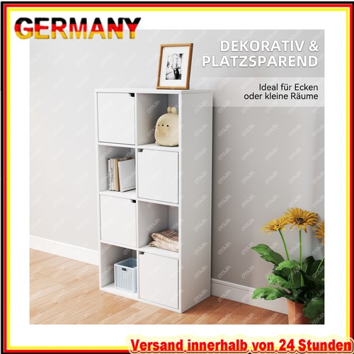 Bücherregal mit türen 8 - mit,