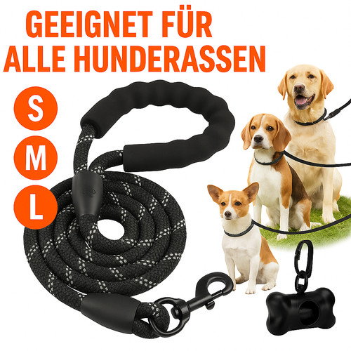 Hundeleine meter gepolstert - 3,