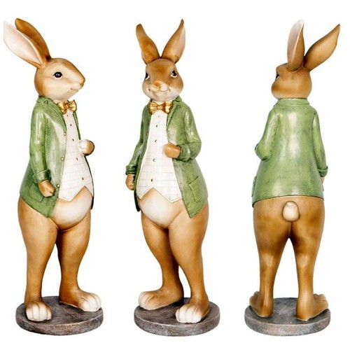 Osterhase frack fliege - osterhase, grün