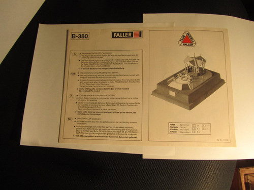 Faller 380 clubmodell - faller,