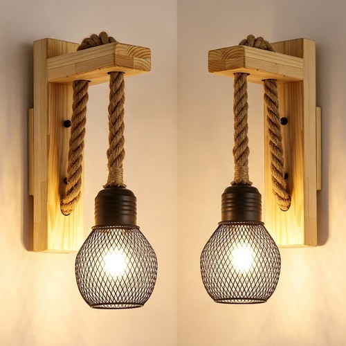 2stk vintage wandleuchte - 2stk,
