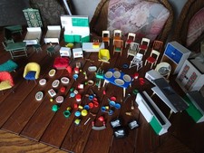 DDR PUPPENSTUBE PUPPENMÖBEL KONVOLUT VINTAGE