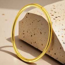 Armband Armreif Edelstahl Damen Titanstahl schlichtes Armband Gold Ins Damen