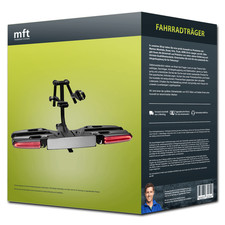 MFT Fahrradträger euro-select compact 2e+1 für 2 Fahrräder abklappbar AHK