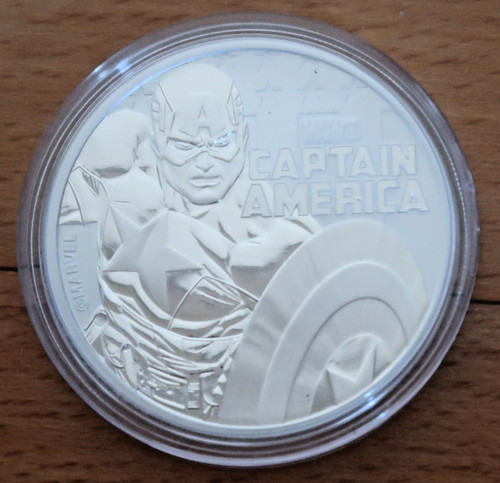 Silbermünze captain america - silbermünze,