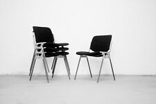1/12 DSC Castelli Stapelbar Giancarlo Piretti Chairs Stühle Schwarz Industrial