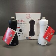 PEUGEOT Pfeffer- und Salzmühle Tahiti Duo Buchenholz 15cm schwarz / weiß  172624