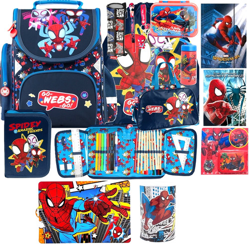 Spider man schulranzen - spider-man, set