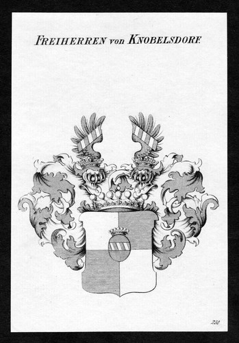 1820 knobelsdorff wappen - ca.1820,