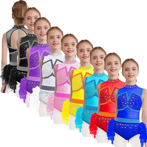 Mädchen latein tanzkleid - mädchen,