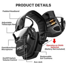 Elektronischer Gehörschutz für Howard Leight Impact Sport Schießen Ohrenschützer