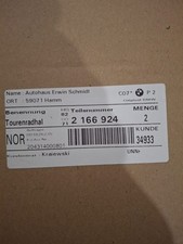 2 x Original BMW 82712166924 - Tourenradhalterung, abschließbar in OVP