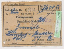 2808 fahrkarte personenzug - 2808,