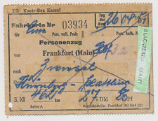 2808  Fahrkarte Personenzug