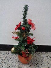 WEIHNACHTSBAUM Tannenbaum Christbaum künstlich im Keramiktopf 55 cm