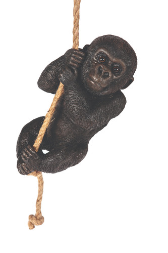 Kletternder gorilla garten - gorilla,