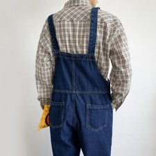 Mens Denim Dungarees Work