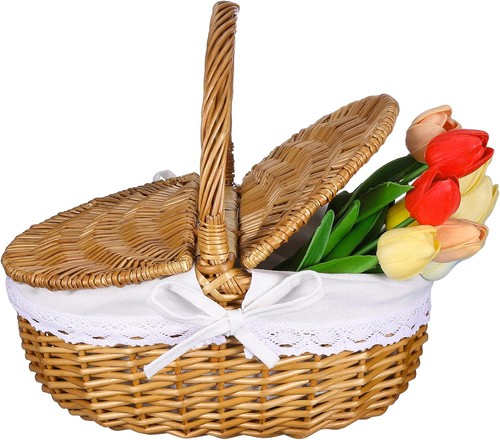 Weiden picknickkorb mit - weiden-picknickkorb,