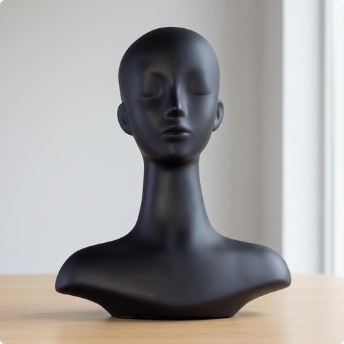 Mannequin head bust matte - mannequin,