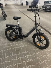 FTSWAY EBike Klapprad Elektrofahrrad 20 Zoll 3.0 Fat Reifen 250W/36V/11.2AH Grau