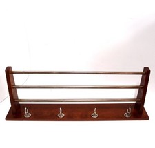 Garderobe Holz Teak Alu