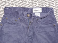 Eddie Bauer Damen Cord Hose Größe 34 Lila wie neu
