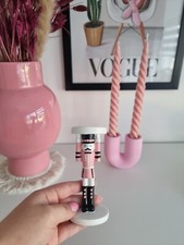 ♥ Blogger Partylite Nussknacker Figur Teelichthalter Just Desserts rosa 13cm ♥