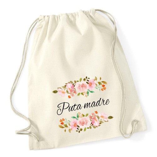 Turnbeutel puta madre spanisch - turnbeutel,