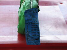 7Hebeband Schlaufenband Krangurt Hebegurt +Hochfeste Schäkel