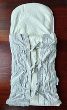 CosyMe Babyschlafsack Premium, Weiß/Grau