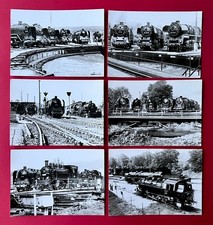 6 x DDR Eisenbahn Foto