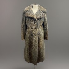 Vintage Echt Robbenfell Mantel