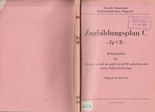 Zugbildungsplan C ZpCR Wuppertal Sommer 1974 digital