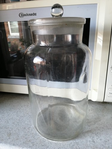 Ddr altes vorratsglas - -, mit