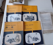 John Deere 93 94 95 2010 Heckbagger Handbuch Ersatzteillisten Betriebsanleitung