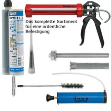 Verbundmörtel Siebhülsen Ankerstangen Ausbläser Statikmischer Bürsten ETA UPAT