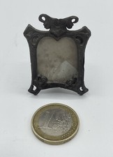 Miniatur Blech Bilder Foto Rahmen Bild Puppenstube Zubehör Antik Alt Jugendstil