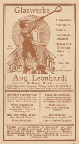 Glaswerke aug leonhardi - aug.,