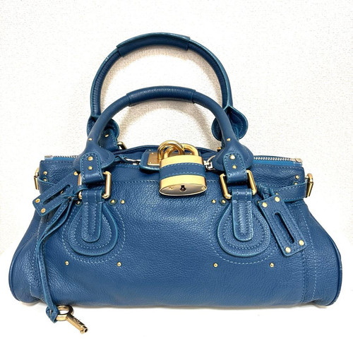 Chloe paddington blau - chloe, leder