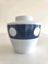 Zuckerdose  Seltmann Weiden *Cora * weiß/blau mit Punkten - sehr gut