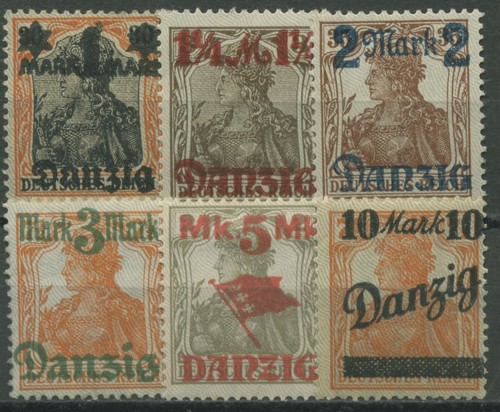 Danzig 1920 germania mit - 1920,