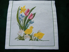 Kreuzstich Stickbild Ostern