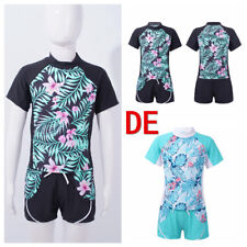 DE ranrann Mädchen Zweiteiliger Badeanzug Kinder Schwimmanzug UV-Schutz Bademode