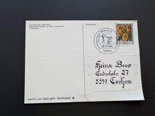 Berlin fdc ersttagskarte karl - fdc,