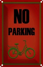 Blechschild 30x20 cm Fahrrad